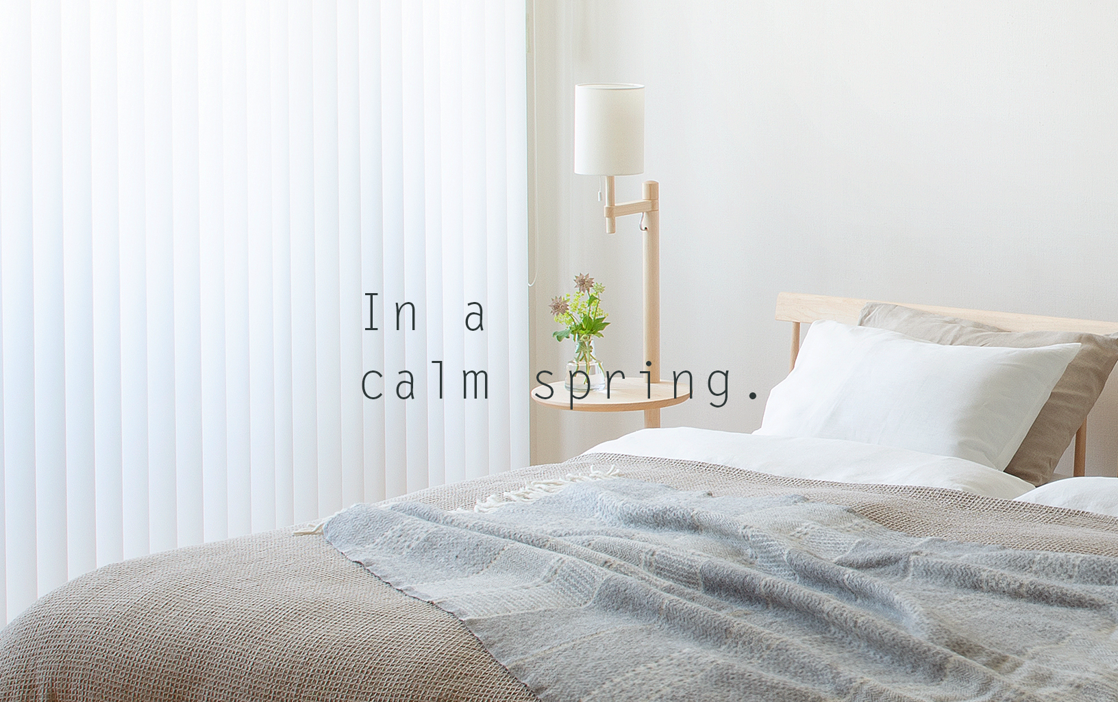 in a calm spring